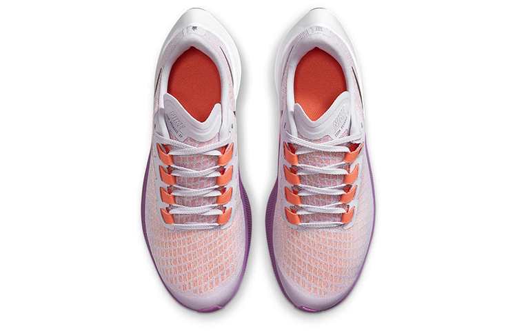 (Youth) Nike Air Zoom Pegasus 37 'White Orange Purple' 圖 4