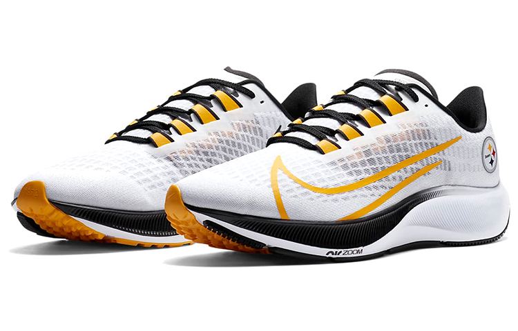 Lookbook Nike Air Zoom Pegasus 37 Pittsburgh Steelers Lelaki|Wanita CZ5463-100