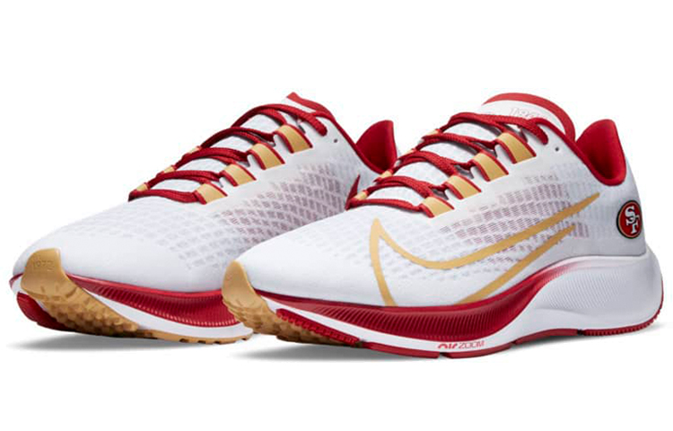 Lookbook Nike Air Zoom Pegasus 37 San Francisco 49ers Hardloopschoenen CZ5432-100
