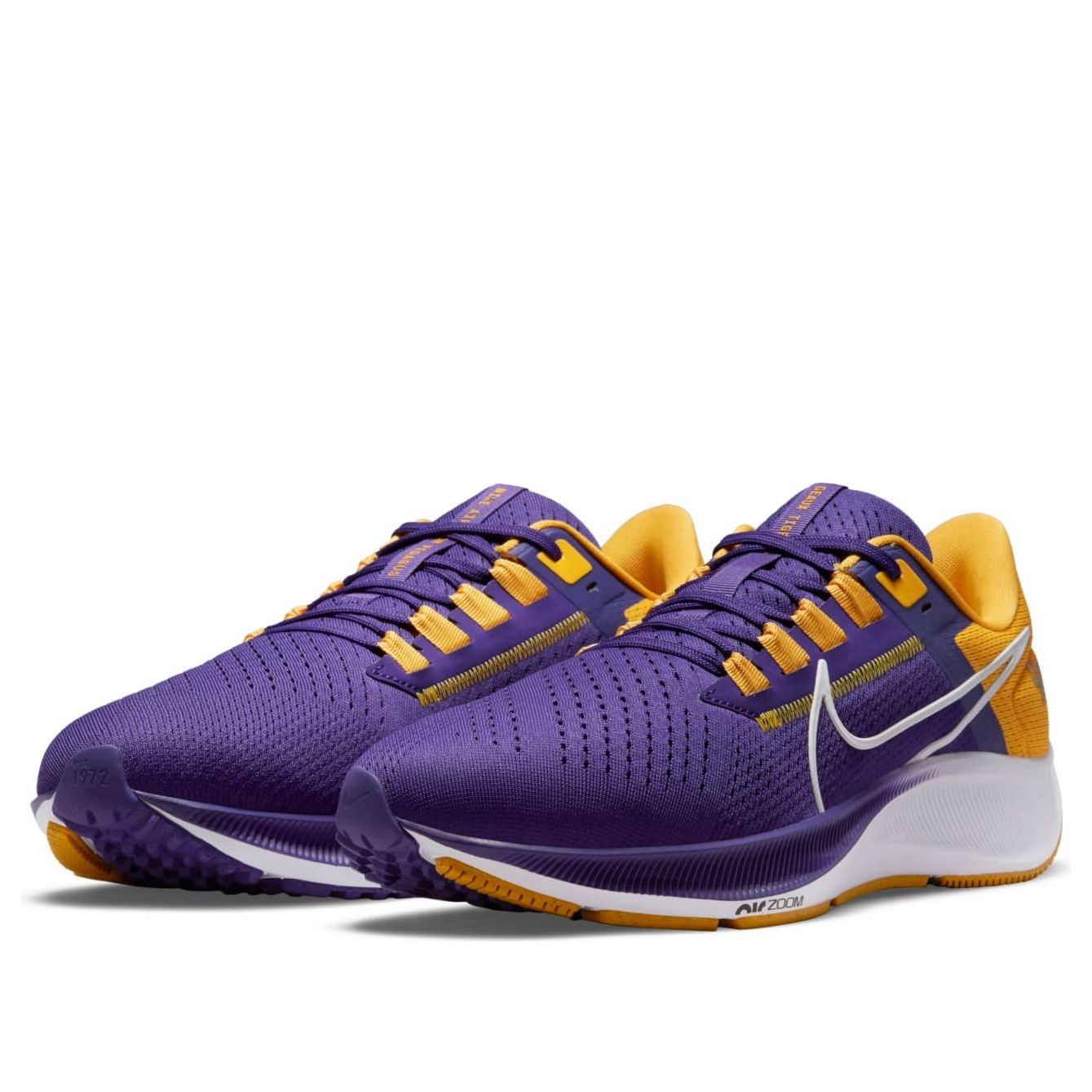 Lookbook Nike Air Zoom Pegasus 38 'LSU' Sepatu Lari Pria Terbaru DJ0831-500