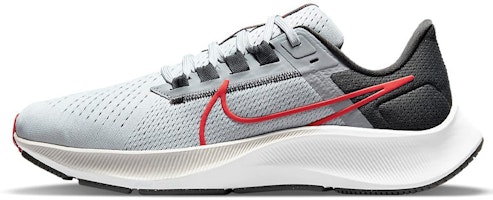 Nike Air Zoom Pegasus 38 'Pure Platinum Chile Red' CW7356-004 Nike Air Zoom Pegasus 38 'Pure Platinum Chile Red' CW7356-004