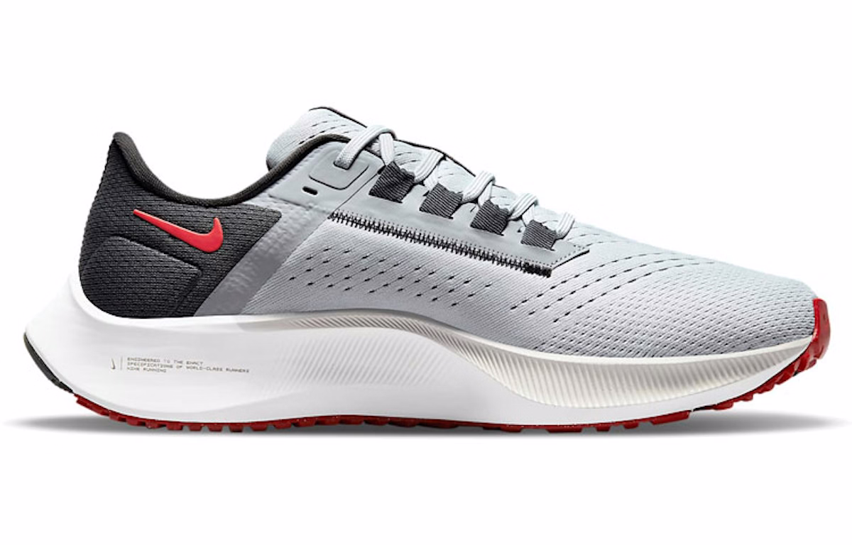 Nike Air Zoom Pegasus 38 'Pure Platinum Chile Red' CW7356-004