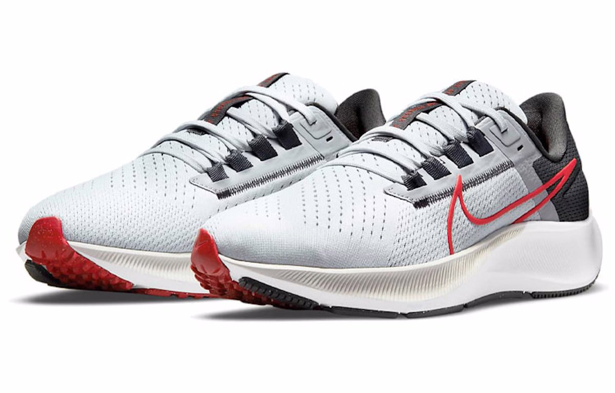 Nike Air Zoom Pegasus 38 'Pure Platinum Chile Red' CW7356-004