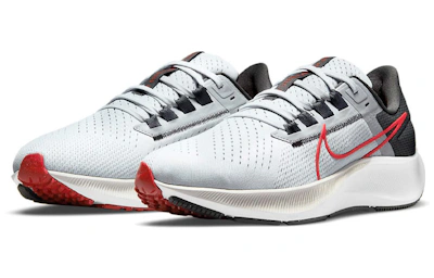 Nike Air Zoom Pegasus 38 'Pure Platinum Chile Red' CW7356-004
