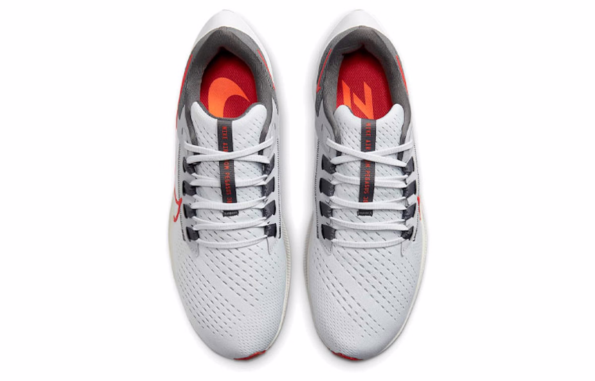 Nike Air Zoom Pegasus 38 'Pure Platinum Chile Red' CW7356-004