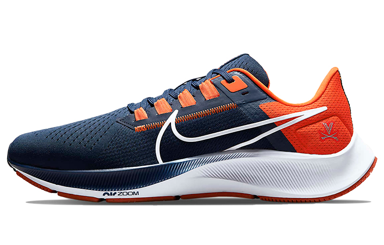 Buy 耐吉大學 Air Zoom Pegasus 38 “弗吉尼亞” 防滑耐磨低幫運動跑步鞋（紅灰色）