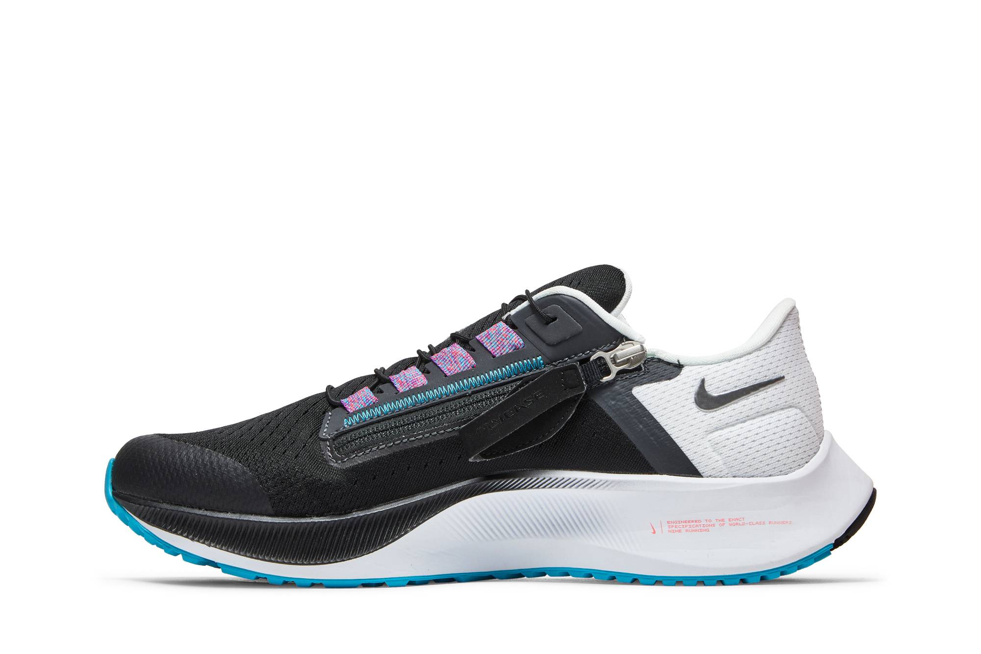 Lookbook Nike Air Zoom Pegasus 38 FlyEase ''Nero Argento Metallico'' DA6674-002