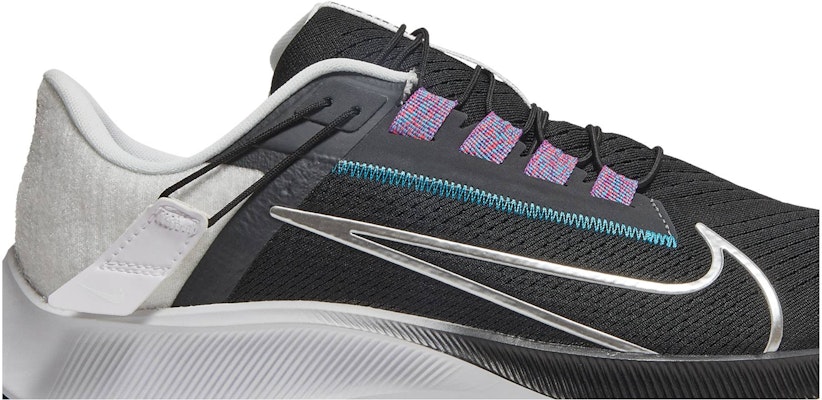 ナイキ エア ズーム ペガサス 38 フライイーズ エクストラワイド ブラック/メタリックシルバー DA6678-002 Order ナイキ エア ズーム ペガサス 38 フライイーズ エクストラワイド ブラック/メタリックシルバー DA6678-002