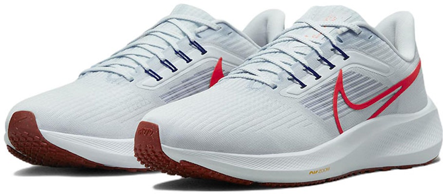 耐克 Air Zoom Pegasus 39 灰色亮红配色款 DH4071-007 Lookbook 耐克 Air Zoom Pegasus 39 灰色亮红配色款 DH4071-007