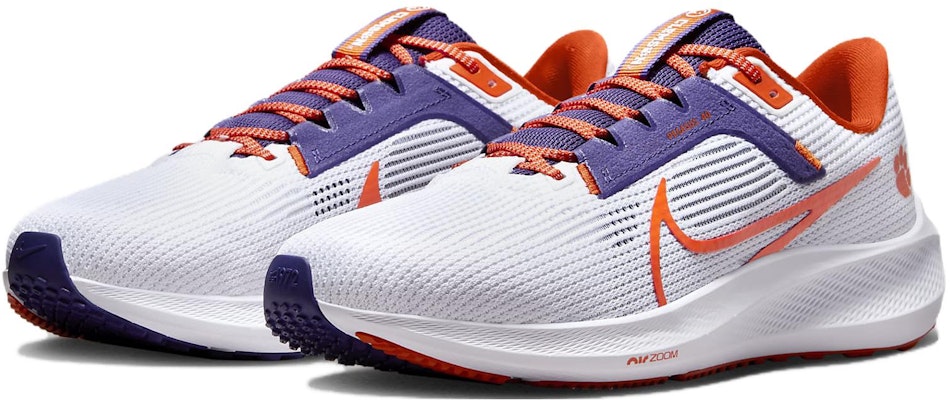 Nike Air Zoom Pegasus 40 'Clemson' Lelaki Wanita Kasut Lari DZ5966-100 Lookbook Nike Air Zoom Pegasus 40 'Clemson' Lelaki Wanita Kasut Lari DZ5966-100