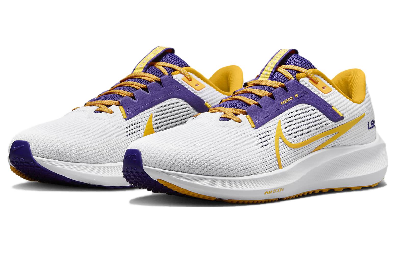Shop 耐克Air Zoom Pegasus 40 '路易斯安那州立大学' DZ5959-100