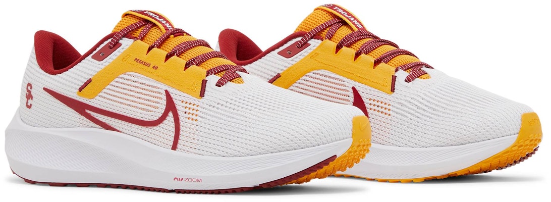 Nike Air Zoom Pegasus 40 'USC' DZ6003-100 Cheap Nike Air Zoom Pegasus 40 'USC' DZ6003-100