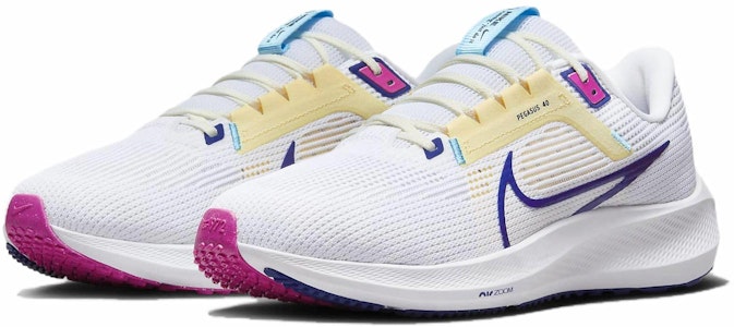 나이키 에어 줌 페가수스 40 '화이트 딥 로얄 블루' DV3853-105 Lookbook 나이키 에어 줌 페가수스 40 '화이트 딥 로얄 블루' DV3853-105