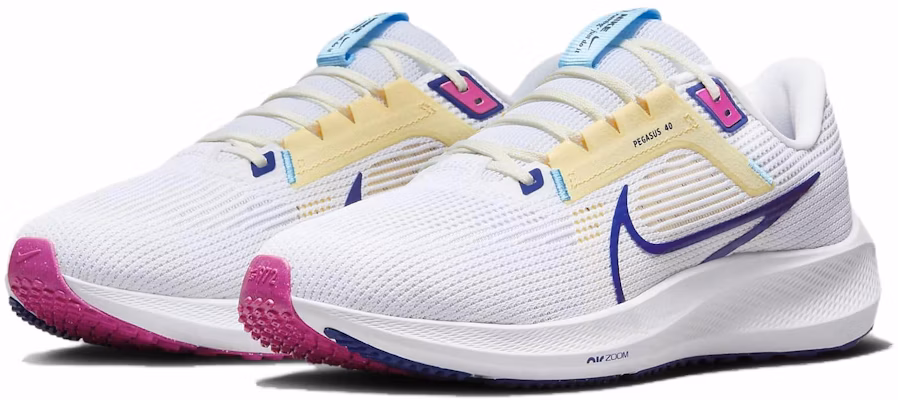 Nike Air Zoom Pegasus 40 'Putih Biru Diraja' DV3853-105 Lookbook Nike Air Zoom Pegasus 40 'Putih Biru Diraja' DV3853-105