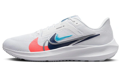 Nike Air Zoom Pegasus 40 Premium 'Quadruple Swoosh - White Multi-Color' FB7179-100