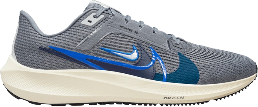 Nike Air Zoom Pegasus 40 Premium 'Quadruple Swoosh â Smoke Grey Racer Blue' - FB7179-002 - Novelship