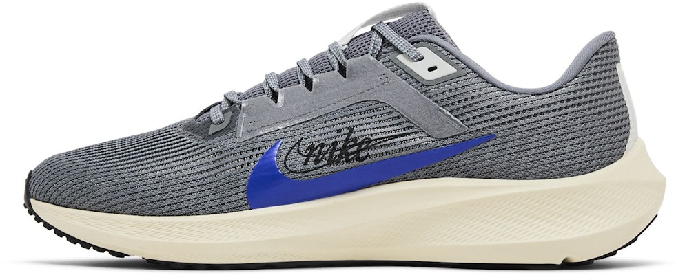Nike Air Zoom Pegasus 40 Premium 'Quadruple Swoosh - Abu Kelabu Biru Lumba' FB7179-002 Lookbook Nike Air Zoom Pegasus 40 Premium 'Quadruple Swoosh - Abu Kelabu Biru Lumba' FB7179-002