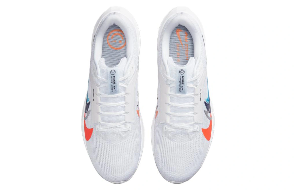 Nike Air Zoom Pegasus 40 Premium 'Quadruple Swoosh - White Multi-Color' FB7179-100