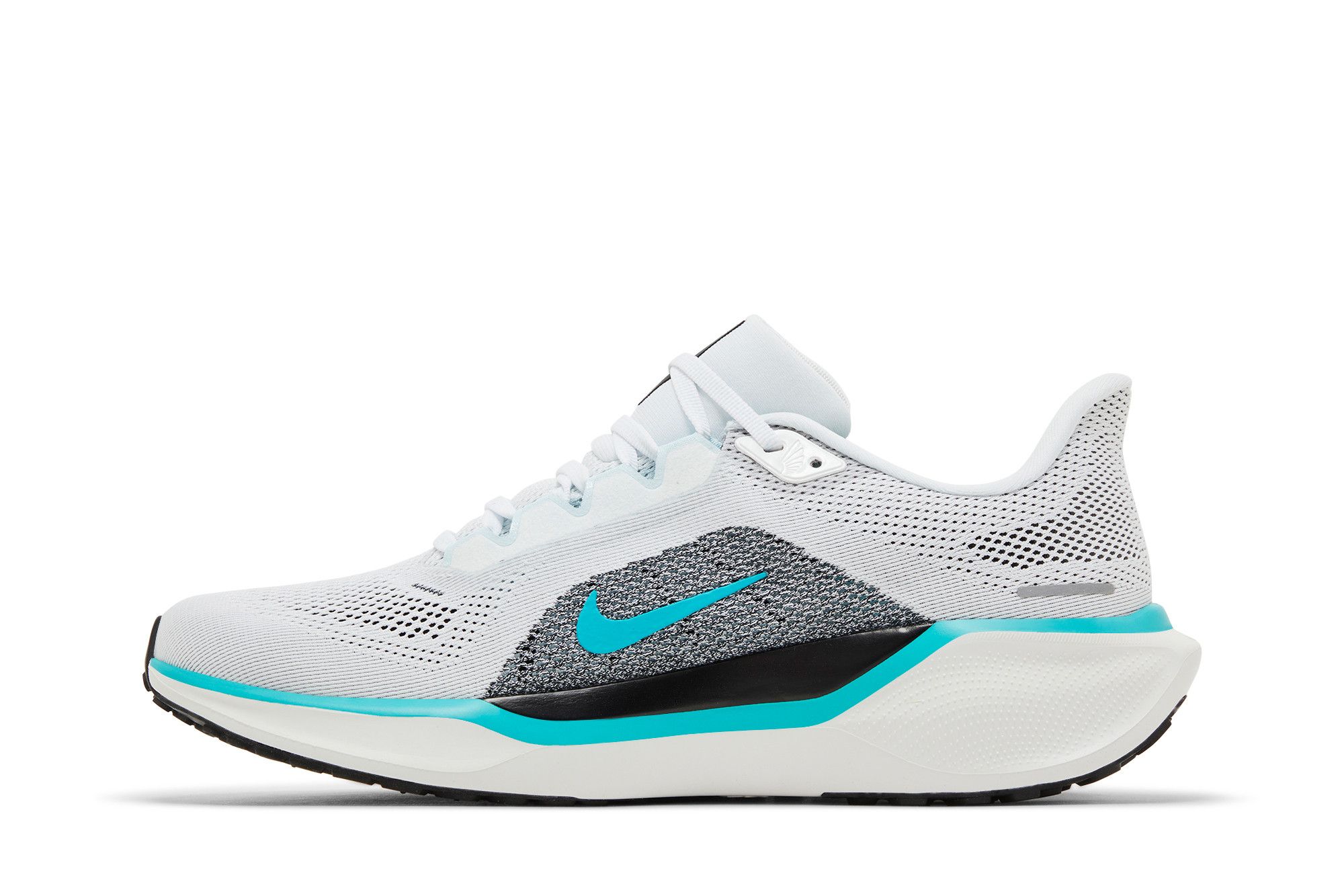 Shop Nike Pegasus 41 回彈防滑耐磨透氣包覆性 低筒 氣墊 休閒跑步鞋 男款 白藍