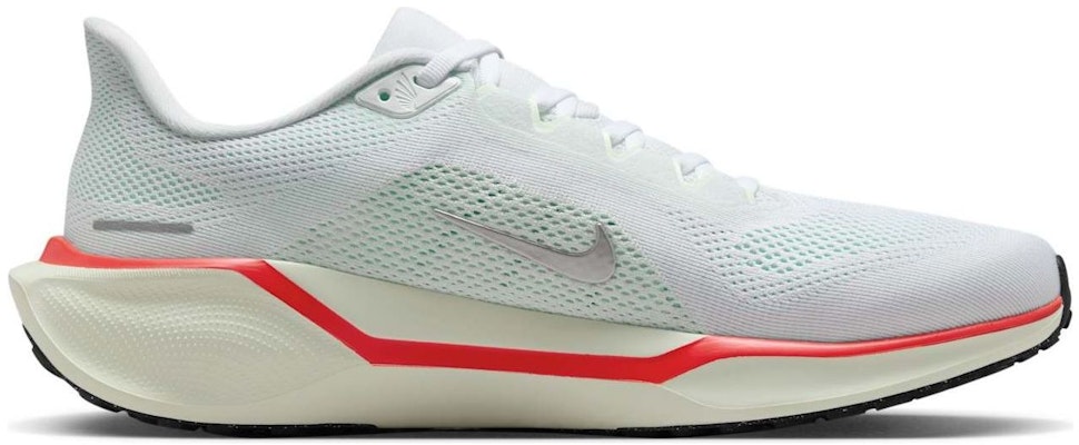 Nike Air Zoom Pegasus 41 'White Silver Barely Green Bright Crimson' FD2722-115 Order Nike Air Zoom Pegasus 41 'White Silver Barely Green Bright Crimson' FD2722-115