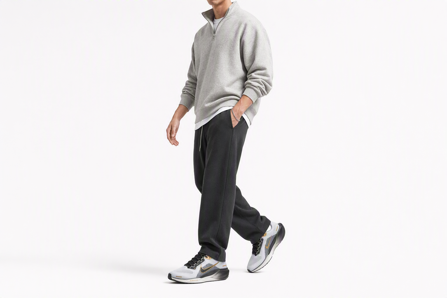 Order 耐克 Air Zoom Pegasus 41 高级款'白色黑色金属金' HQ2938-100