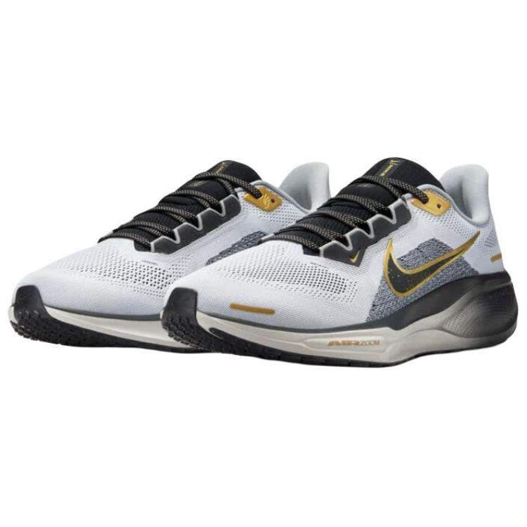 Shop 耐克 Air Zoom Pegasus 41 高级款'白色黑色金属金' HQ2938-100