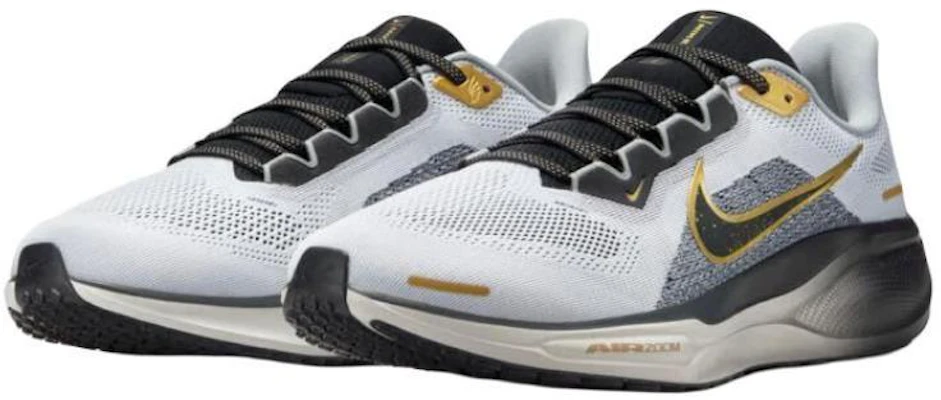 耐克 Air Zoom Pegasus 41 高级款'白色黑色金属金' HQ2938-100 Shop 耐克 Air Zoom Pegasus 41 高级款'白色黑色金属金' HQ2938-100