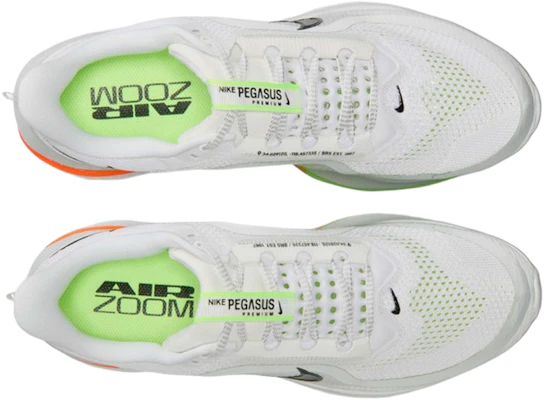 나이키 에어 줌 페가수스 프리미엄 화이트 볼트 블랙 HQ2592-105 Order 나이키 에어 줌 페가수스 프리미엄 화이트 볼트 블랙 HQ2592-105