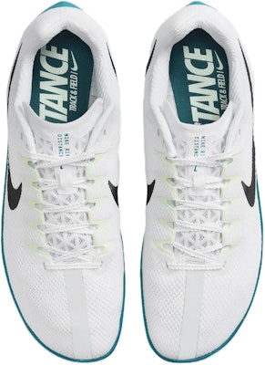Nike Air Zoom Rival Distance Spikes 'White Bright Spruce Vapor Green Black' FZ9653-102 Shop Nike Air Zoom Rival Distance Spikes 'White Bright Spruce Vapor Green Black' FZ9653-102