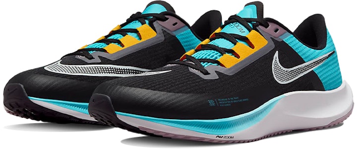 Nike Air Zoom Rival Fly 3 'Hitam Biru Klorin' DV1032-010 Lookbook Nike Air Zoom Rival Fly 3 'Hitam Biru Klorin' DV1032-010