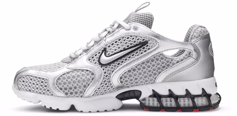 Nike Air Zoom Spiridon Cage 2 'Perak Metalik' CJ1288-001 Lookbook Nike Air Zoom Spiridon Cage 2 'Perak Metalik' CJ1288-001