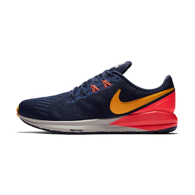 Nike Air Zoom Structure 22 'Blackened Blue Orange Peel'