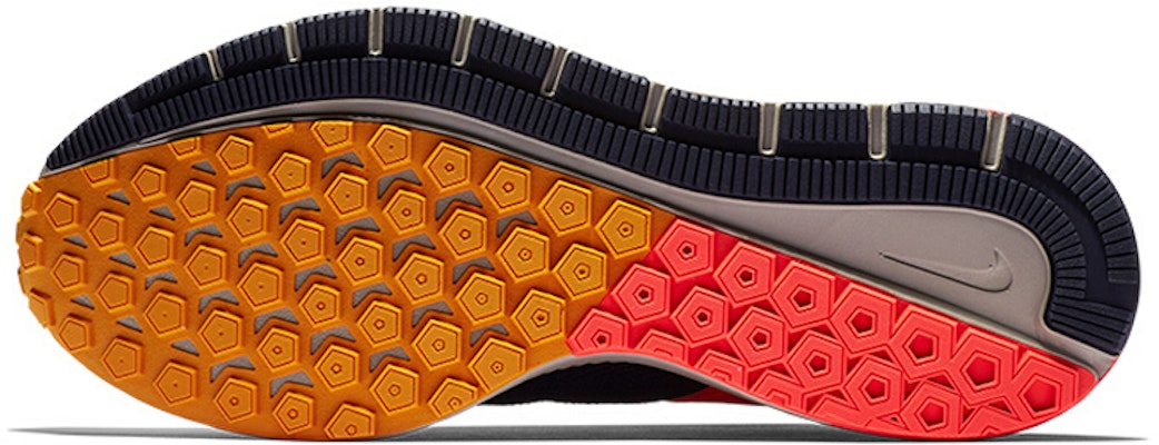 Nike Air Zoom Structure 22 'Azul Oscuro y Naranja' AA1636-400 Details for Nike Air Zoom Structure 22 'Azul Oscuro y Naranja' AA1636-400