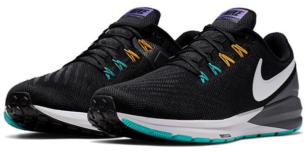 Nike Zoom Structure 22 低筒 跑步鞋 男款 黑紫 Lookbook Nike Zoom Structure 22 低筒 跑步鞋 男款 黑紫