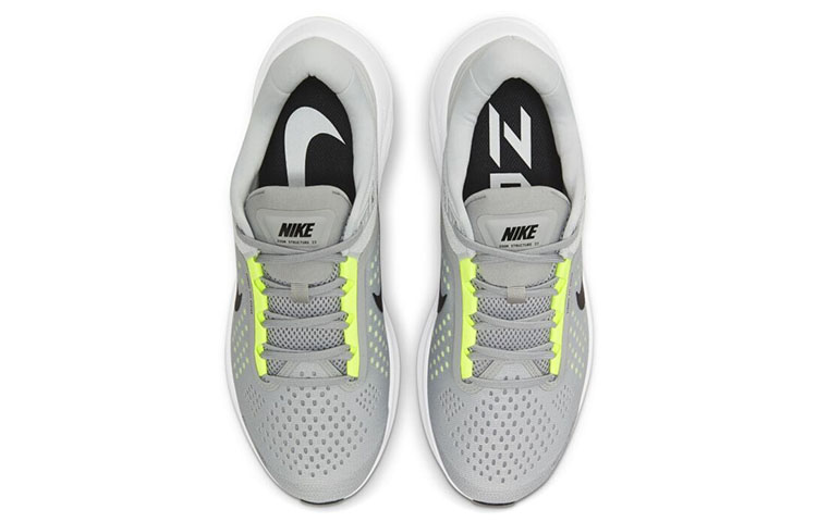 Lookbook ナイキ エア ズームストラクチャー 23 ローカット グレー/ブラック CZ6720-003