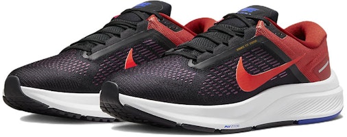 Nike Air Zoom Structure 24 'Hitam Cinnabar' DA8535-006 Lookbook Nike Air Zoom Structure 24 'Hitam Cinnabar' DA8535-006