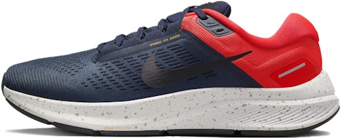 Nike Air Zoom Structure 24 'Obsidian Bright Crimson' DA8535-403 Nike Air Zoom Structure 24 'Obsidian Bright Crimson' DA8535-403