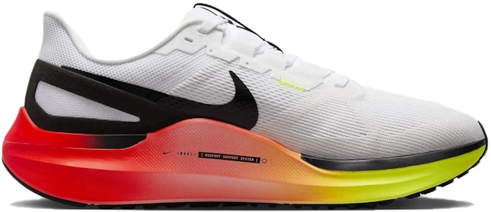 Nike Zoom Structure 25 舒適 網布減震防滑 低幫 訓練跑步鞋 男款 白紅黑 Order Nike Zoom Structure 25 舒適 網布減震防滑 低幫 訓練跑步鞋 男款 白紅黑