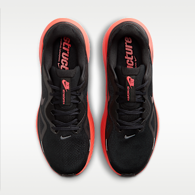 Shop Nike Air Zoom Structure 26 Zwart/Bright Crimson/Donkergrijs/Metallic Grijs HJ1102-006
