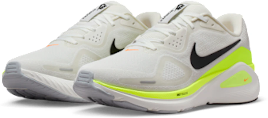 Nike Air Zoom Structure 26 Summit White/Bolt/Total Orange/Hitam Sneakers HJ1102-103 Details for Nike Air Zoom Structure 26 Summit White/Bolt/Total Orange/Hitam Sneakers HJ1102-103