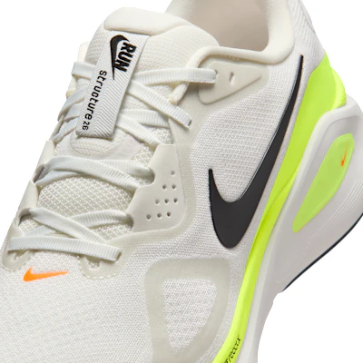 Nike Air Zoom Structure 26 Summit White/Bolt/Total Orange/Hitam Sneakers HJ1102-103 Cheap Nike Air Zoom Structure 26 Summit White/Bolt/Total Orange/Hitam Sneakers HJ1102-103