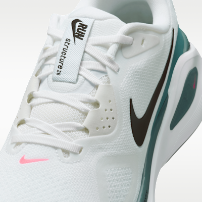 Sizing Nike Air Zoom Structure 26 白色/矿物蓝灰/亮粉/黑色 HJ1102-115