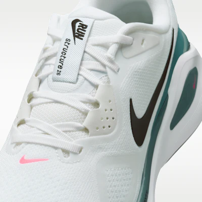 Nike Air Zoom Structure 26 白色/矿物蓝灰/亮粉/黑色 HJ1102-115 Sizing Nike Air Zoom Structure 26 白色/矿物蓝灰/亮粉/黑色 HJ1102-115