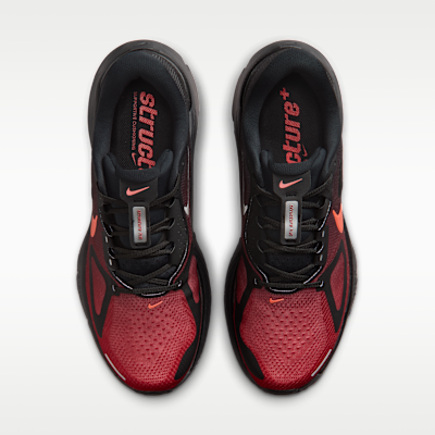 Shop Nike Air Zoom Structure Plus Black/University Red/Dark Smoke Gray/Bright Crimson HQ3048-005