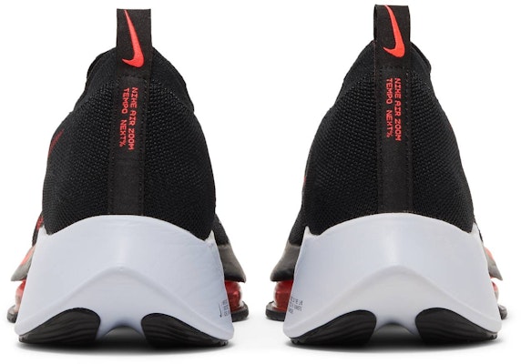 Nike Air Zoom Tempo Next% Flyknit 'Black Flash Crimson White' CI9923-009 Details for Nike Air Zoom Tempo Next% Flyknit 'Black Flash Crimson White' CI9923-009