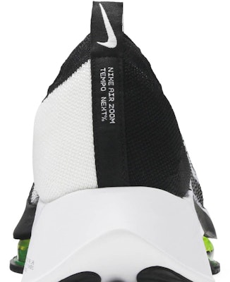 Nike Air Zoom Tempo NEXT% Flyknit 'Black White Volt' CI9923-001 Sizing Nike Air Zoom Tempo NEXT% Flyknit 'Black White Volt' CI9923-001