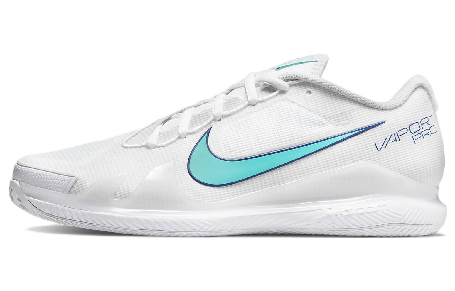 Nike Air Zoom Vapor Pro Tennis Shoes White Blue Comfortable Low-Top Style CZ0219-141