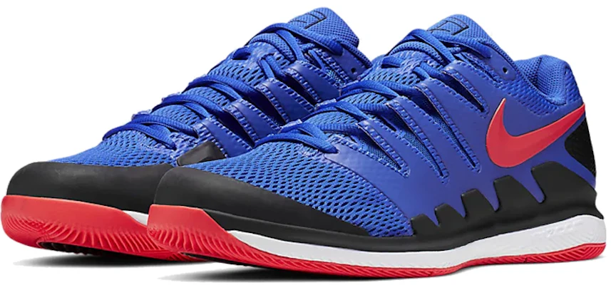 Nike Air Zoom Vapor X HC ''Blu Racer Rosso Acceso'' AA8030-402 Lookbook Nike Air Zoom Vapor X HC ''Blu Racer Rosso Acceso'' AA8030-402