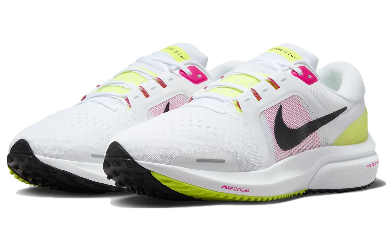 Lookbook Nike Air Zoom Vomero 16 'White Volt Hyper Pink' FN6828-100