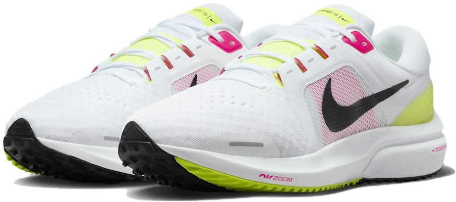 Nike Air Zoom Vomero 16 'White Volt Hyper Pink' FN6828-100 Lookbook Nike Air Zoom Vomero 16 'White Volt Hyper Pink' FN6828-100